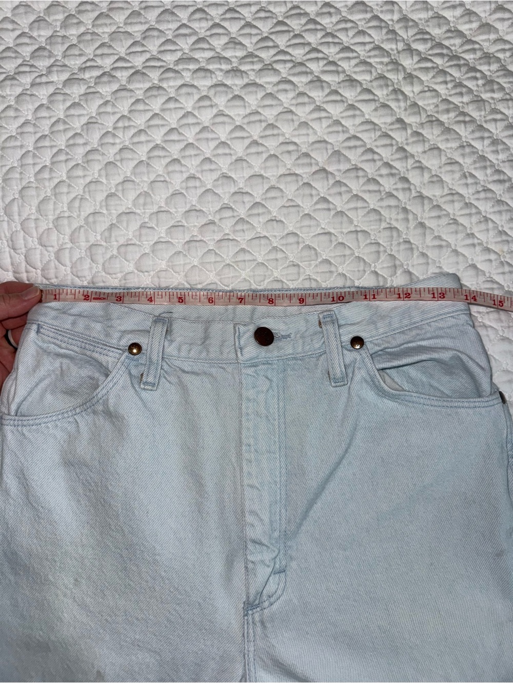 Vintage wrangler light wash jeans - Picture 10 of 16